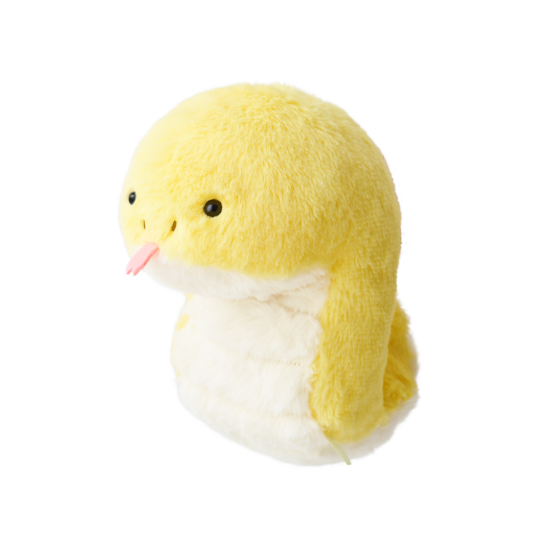 product image of posture pal snake yellow outside of packaging on transparent background