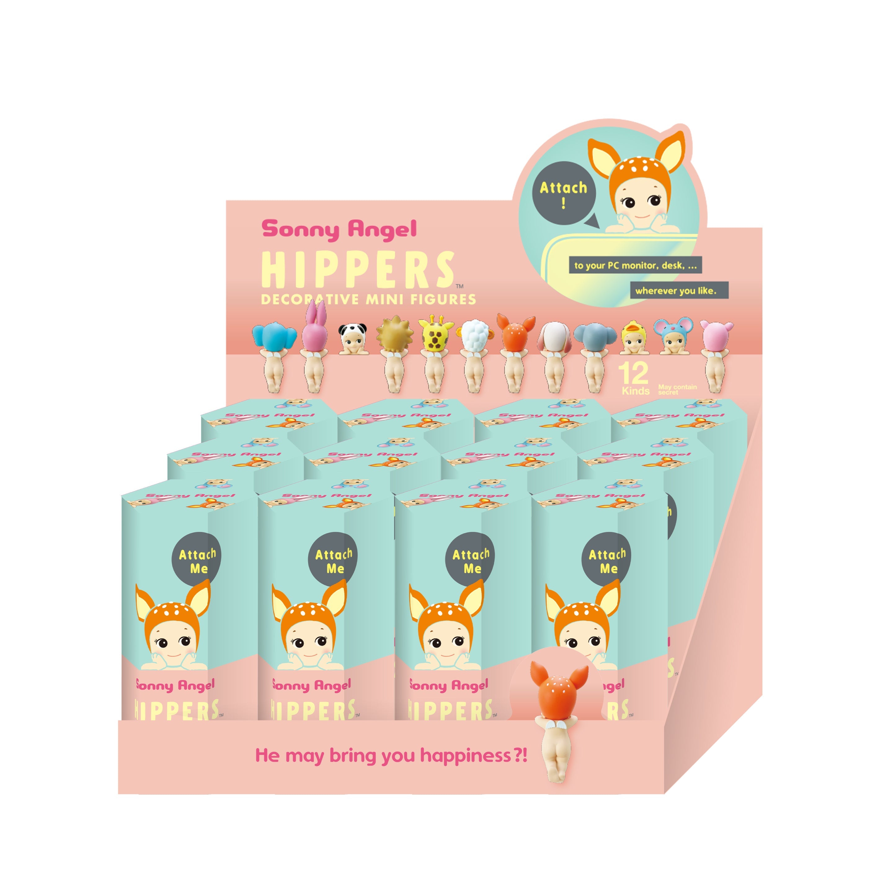 sonny angel hippers product render assorted box of 12